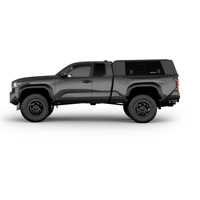 SmartCap Matte Black Truck Bed Cap EVO Sport Series w/ Vertical Locks Model EV1313-MB