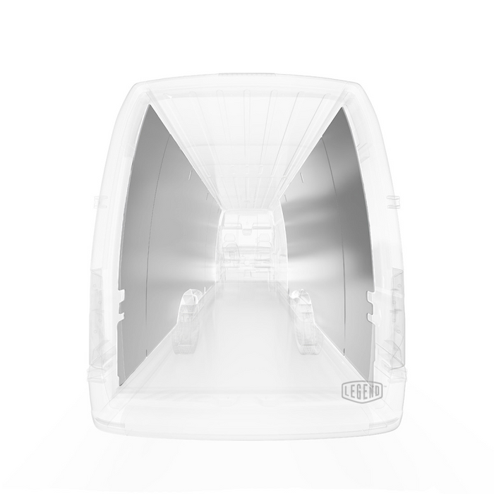 LEGEND EconoLite Wall Liner ONLY - Dual Side Doors Mercedes Sprinter 170" Wheelbase Cargo Van High Roof - Textured Grey Model 05M03-20.2