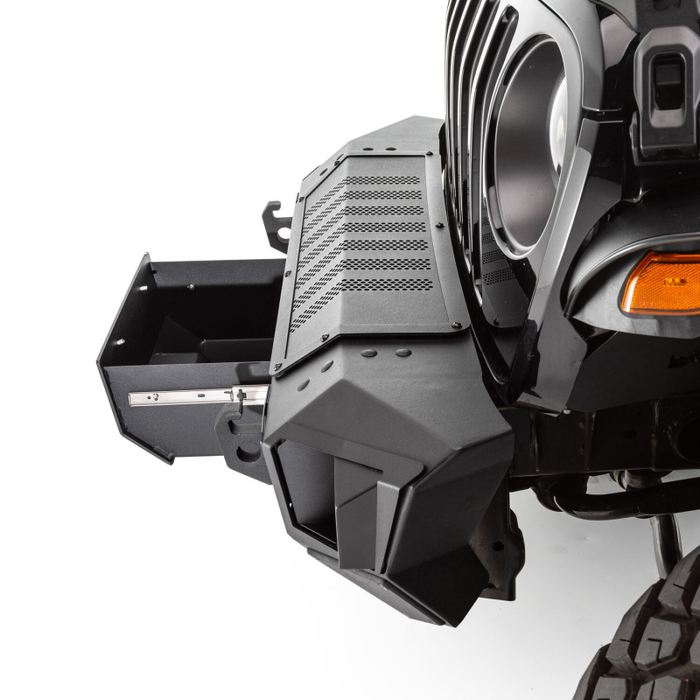 Go Rhino Trailline Winch Ready Front Stubby Bumper For Jeep Model 230111T