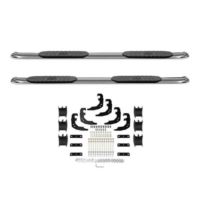 Westin PRO TRAXX 4 Oval Step Nerf Bars Polished Stainless Steel Model 21-24080