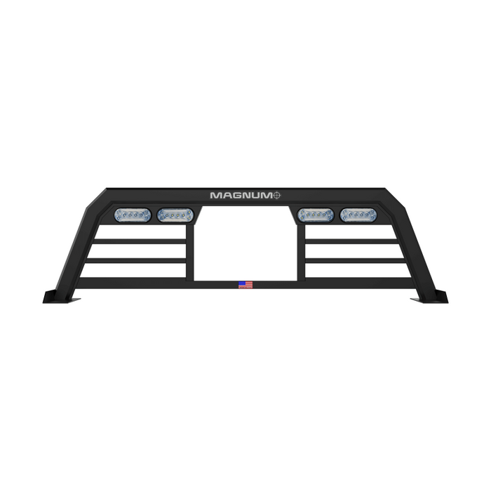 Magnum Truck Racks Headache Rack Low Pro Window Bars Matte Black Model 424LPBRK1NB