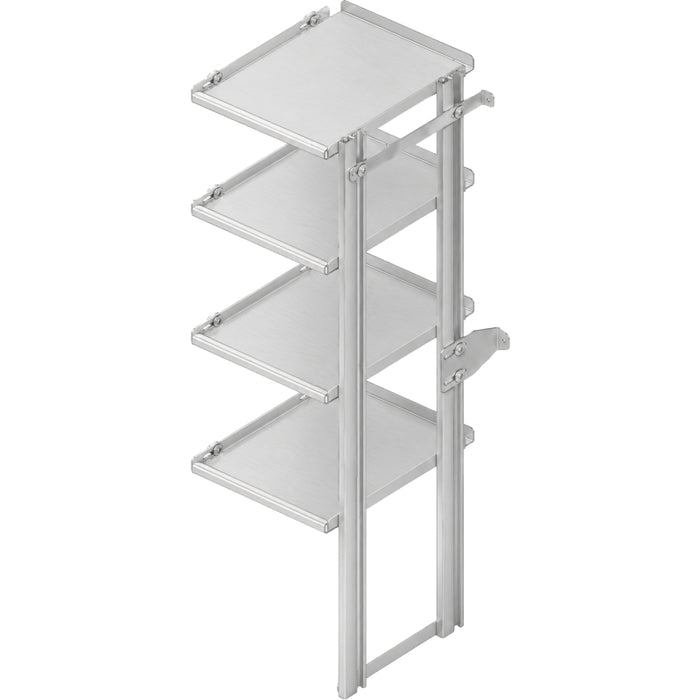 Hackney Expansion Shelving Module with Standard Top and 3 Shelves - 23D x 18W x 60.5H Model 2318SX
