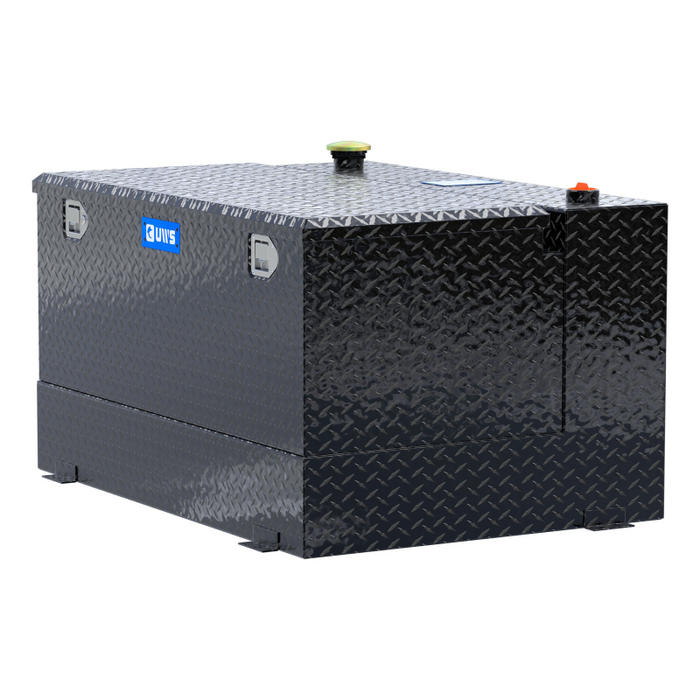 UWS Gloss Black 85-Gallon Combo Aluminum Transfer Tank Model TT-85-COMBO-BLK