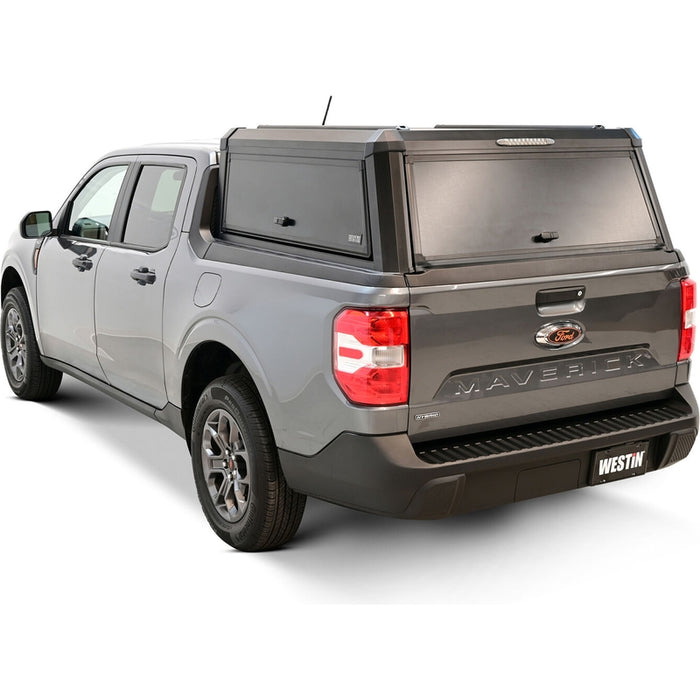 Westin EXP Truck Cap Hi-Top with Solid Front Glass Matte Black Model 16-15795