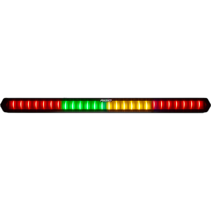 Rigid Industries Chase Rear Facing 27 Mode 5 Color LED Light Bar 28 Inch, Surface Mount Model 901802