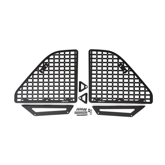 DV8 Offroad 2018-2025 Jeep Wrangler Rear Window Molle Panels Model MPJL-01