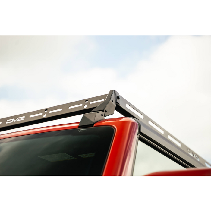 DV8 Offroad 2021-2025 Ford Bronco 2-Door Hard Top Roof Rack Model RRBR-03