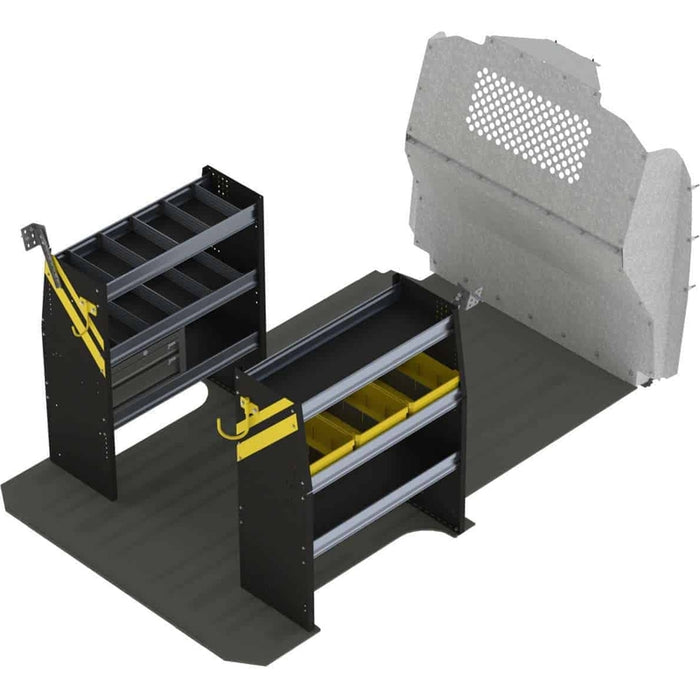 Ranger Design Mobile Service & Plumbing Van Shelving Package for Mercedes Metris All Wheelbase - Dual Sliding Doors Model MMR-16