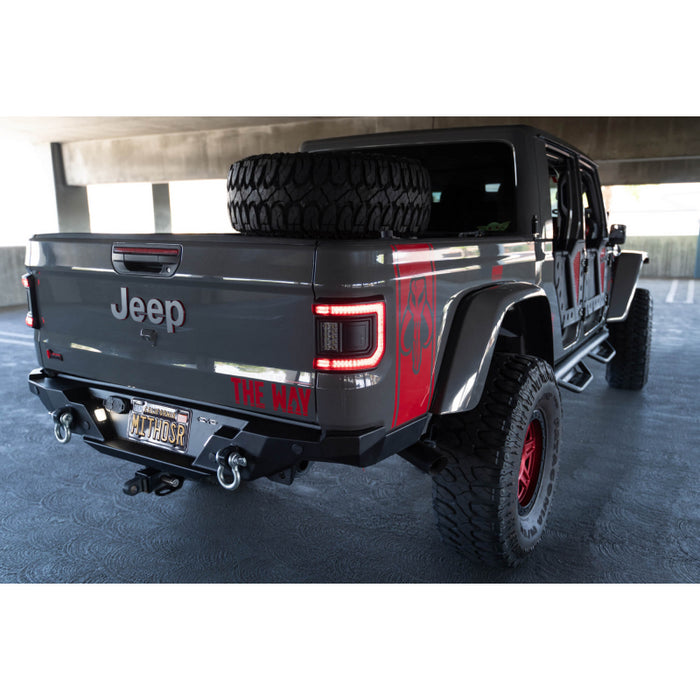 DV8 Offroad 2020-2025 Jeep Gladiator Fs-15 Series Rear Bumper Model RBGL-11