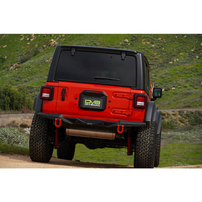 DV8 Offroad 2018-2025 Jeep Wrangler JL JLU Spare Tire Delete Model TSJL-04