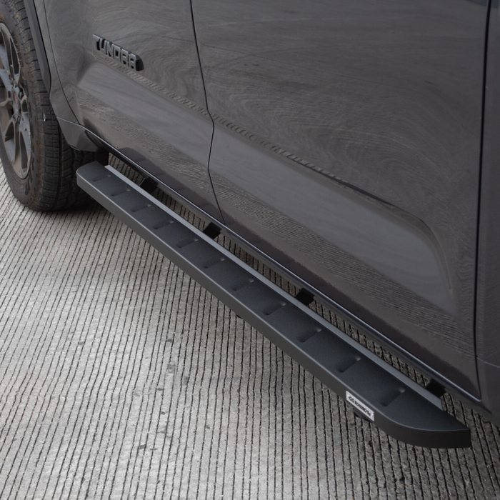Go Rhino RB10 Slim Line Running Boards with Mounting Brackets Kit Crew Max Model 63443687SPC