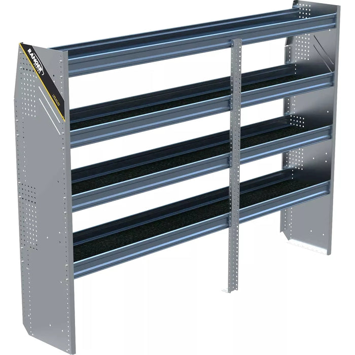 Ranger Design N5 4 Tray Aluminum Van Shelving for High Roof Vans 16"x84"x62" Model N5-RA84-4