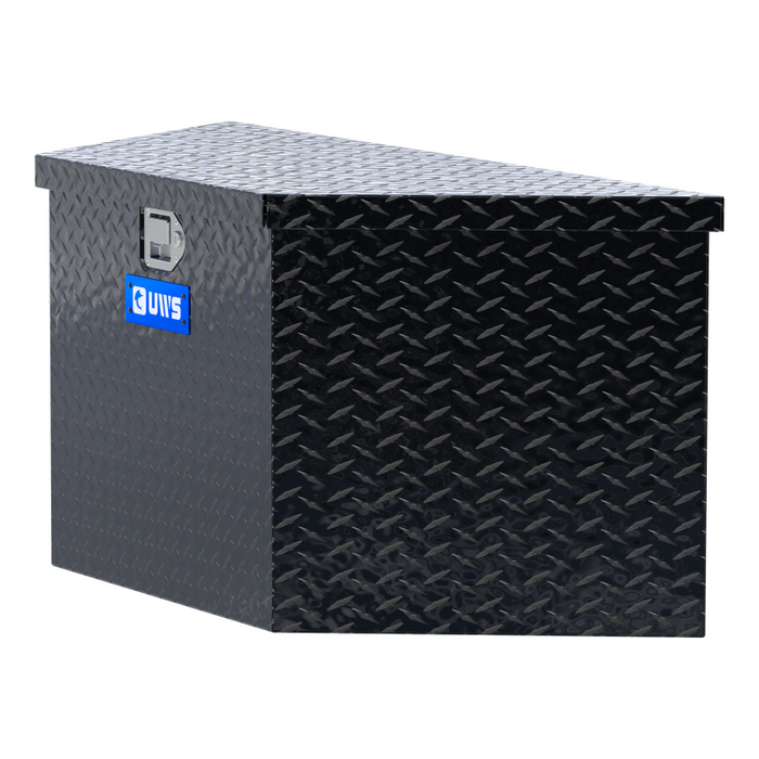 UWS Gloss Black Aluminum 49" Trailer Tongue Box Model TBV-49-BLK