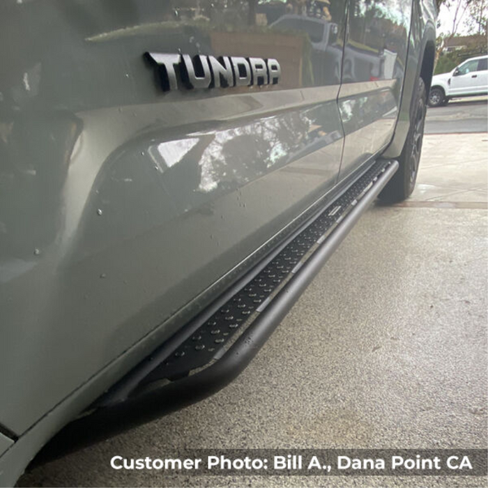 Go Rhino Dominator Xtreme D6 Running boards with Rocker Panel Mounting Kit For Crew Max Only Model D64436T