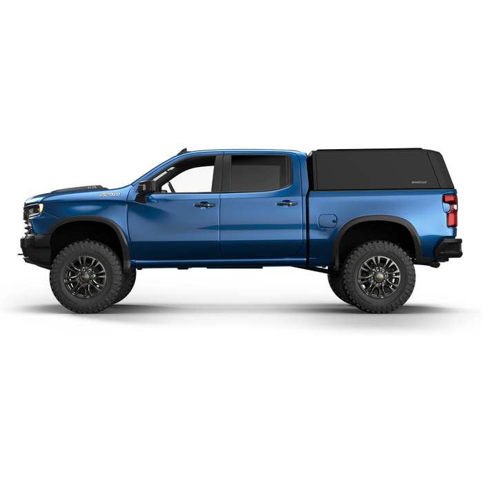 SmartCap Matte Black Truck Bed Cap EVOh Hatchback Series w/ Vertical Locks Model EH0108-MB