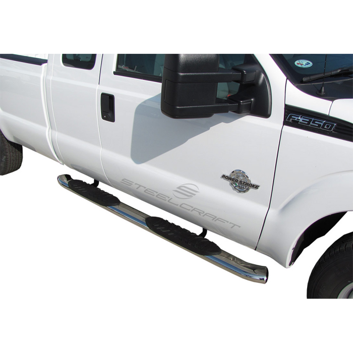 Steelcraft 5in. Oval Premium Stainless Steel Step Nerf Bars Model 412459P