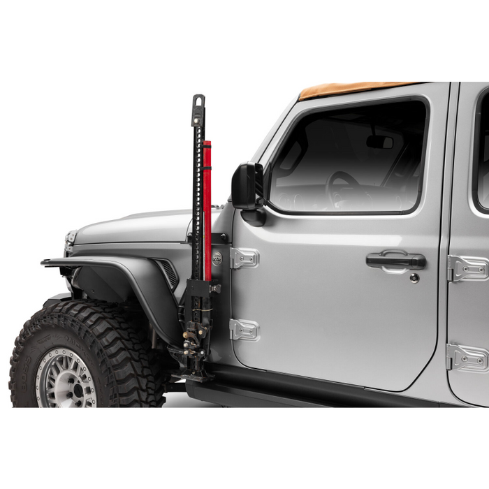 Go Rhino Exterior Hi-Lift Jack Mount with Clamp for Jeep Wrangler JL, JLU, Gladiator JT Model 701011T