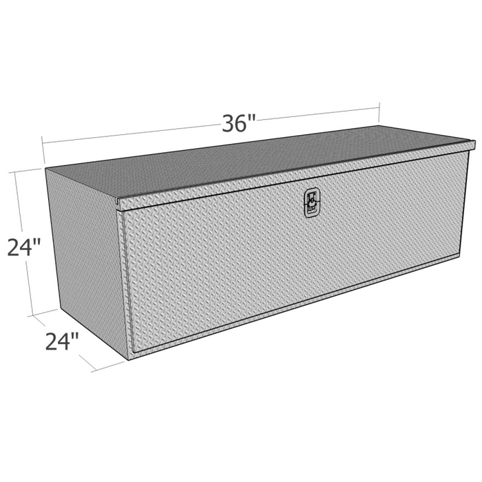 Brute 24" X 24" X 36"L HD Under Body -  Diamond, Drop Down Door Model HUB2436
