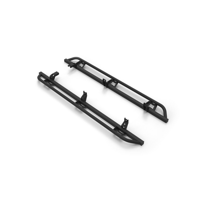 N-Fab Trailslider Rock Sliders Textured Black Steel Model TSF214B-TX