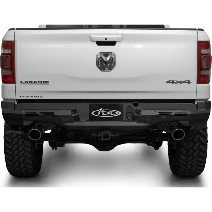 Addictive Desert Designs 19-24 RAM 1500 Black Label Rear Bumper Model R55020NA0103
