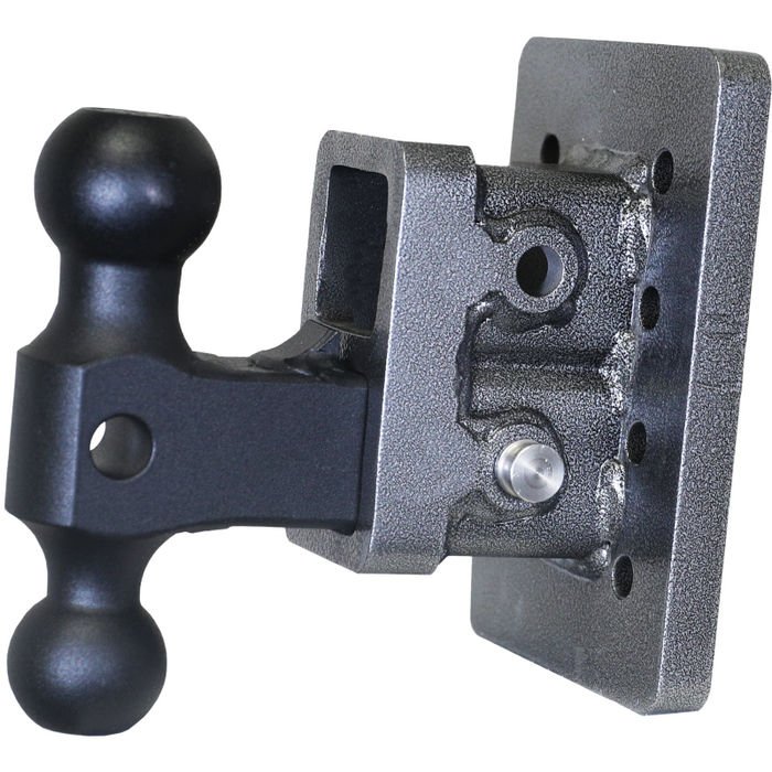 GEN-Y MEGA-DUTY 2" Bolt-On 2.5" Drop 2K TW 16K Hitch & GH-051 Dual-Ball Model GH-112