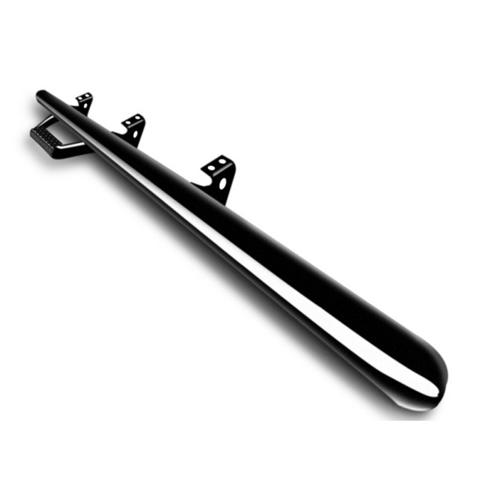 N-Fab Cab Length Side Steps Gloss Black Mild Steel Model C9946RC