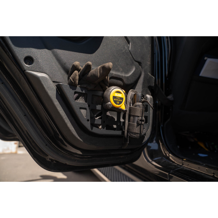 DV8 Offroad 2018-2026 Jeep WranglerJLU Gladiator JT Slim Rear Door ONLY Molle Pockets Model MPJL-08