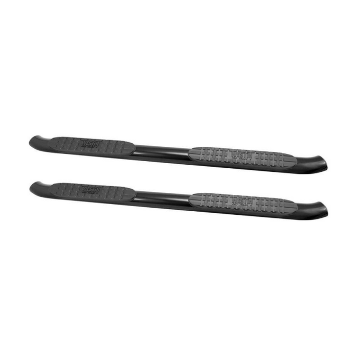Westin PRO TRAXX 4 Oval Step Nerf Bars Black Wrinkle Steel Model 21-23295