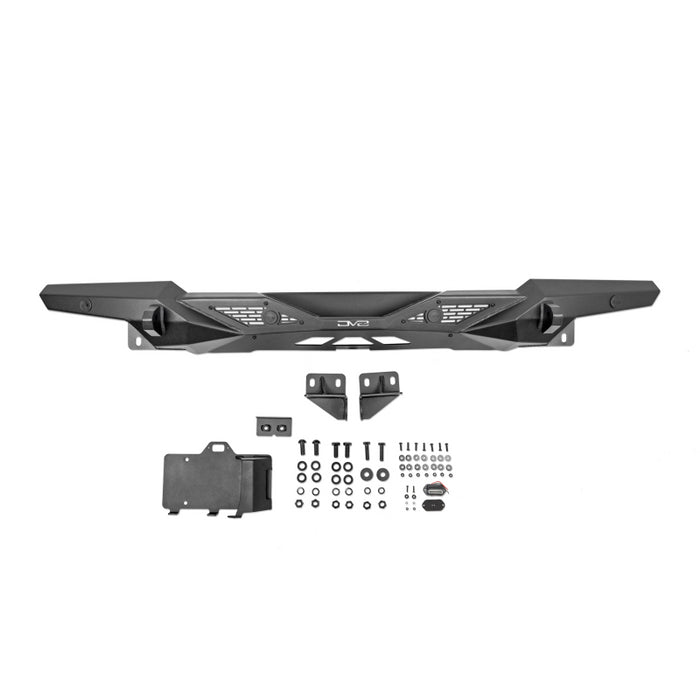DV8 Offroad 2018-2025 Jeep Wrangler JL JLU DV8 Offroad Spec Series Rear Bumper Model RBJL-09