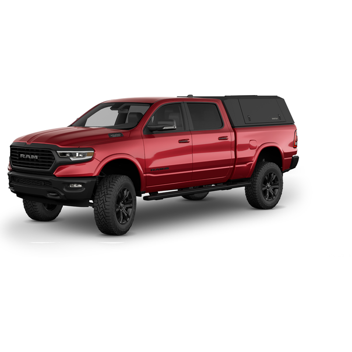SmartCap Matte Black Truck Bed Cap EVOa Adventure Series w/ Horizontal Locks Model EA1006-MB