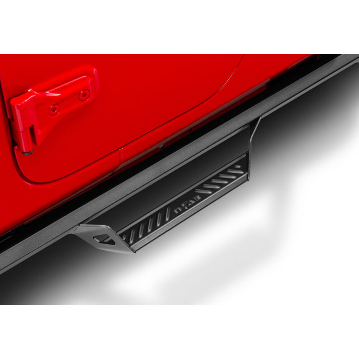 N-Fab Predator Pro Side Steps Textured Black Aluminum Model PRJ1980T-TX