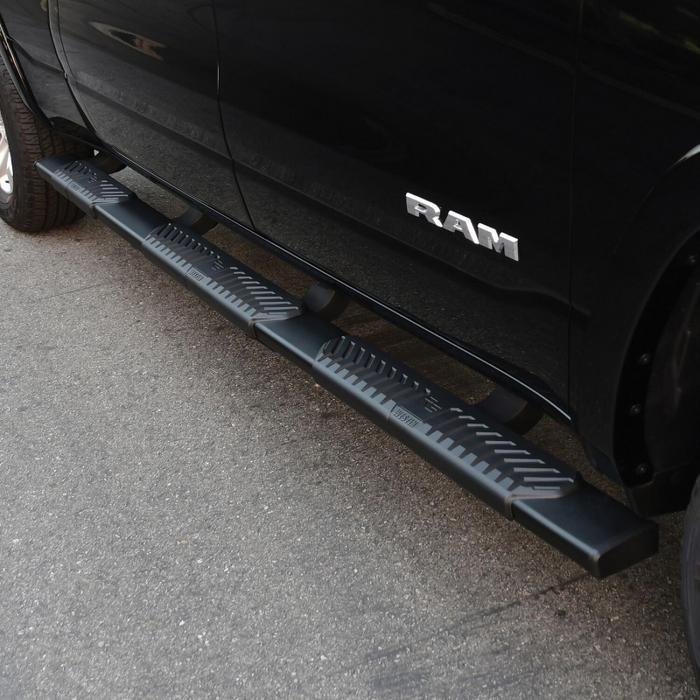 Westin R5 M-Series Wheel to Wheel Step Nerf Bars 5 in. Black Steel Model 28-534705