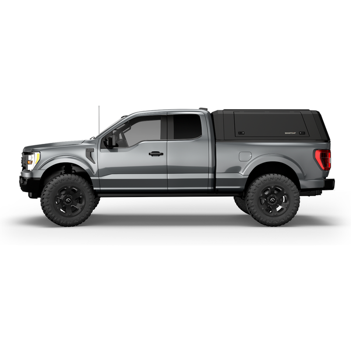 SmartCap Matte Black Truck Bed Cap EVOa Adventure Series w/ Horizontal Locks Model EA0314-MB