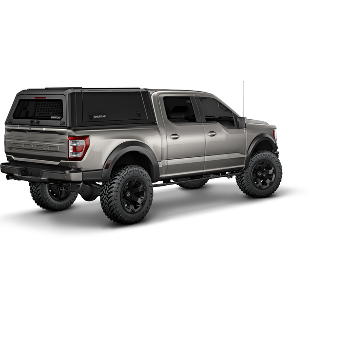 SmartCap Matte Black Truck Bed Cap EVOa Adventure Series w/ Vertical Locks Model EA0318-MB