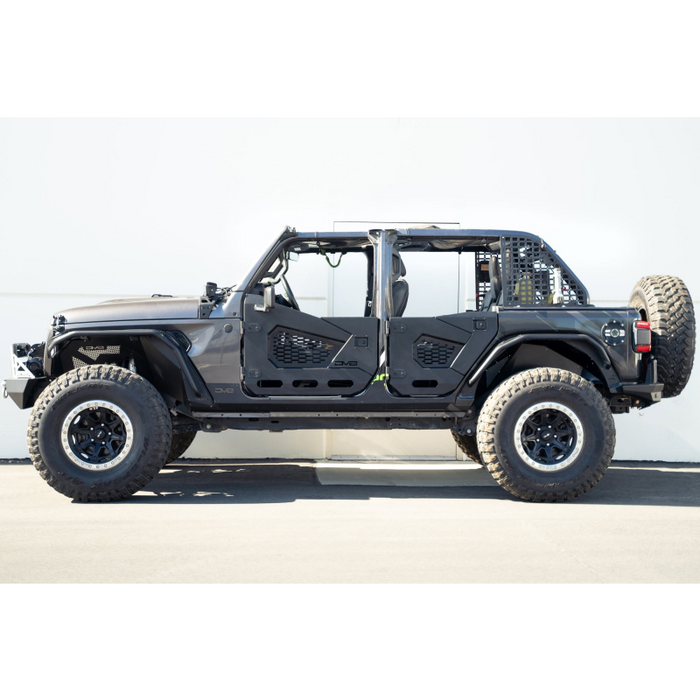 DV8 Offroad 2018-2026 Jeep Wrangler JLU 4-Door Rock Skins Model SRJL-09