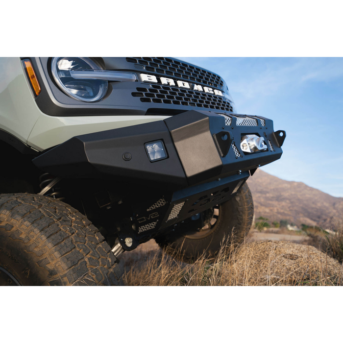 DV8 Offroad 2021-2026 Ford Bronco Steel Front Skid Plate Model SPBR-01
