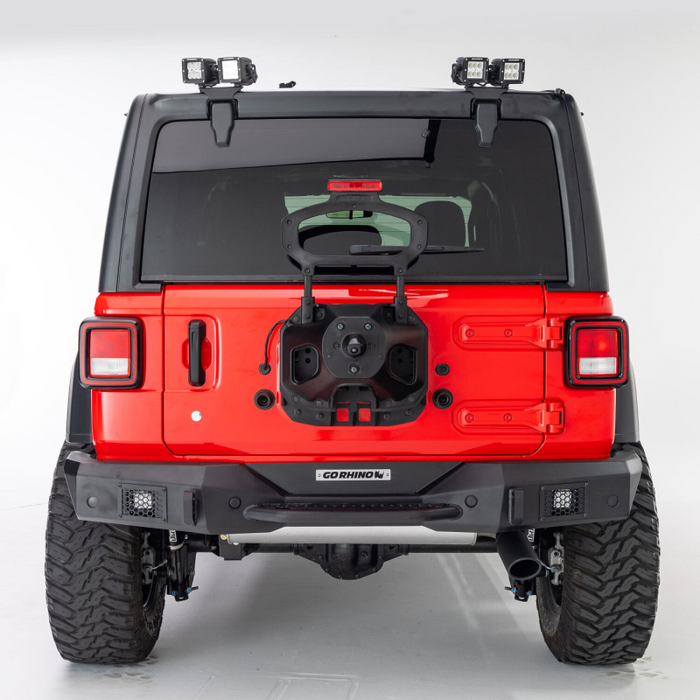 Go Rhino XE Rear Hard Top Light Mounts for Jeep JL/JT Fits two 3x3 LED Cube Lights Model 599502T