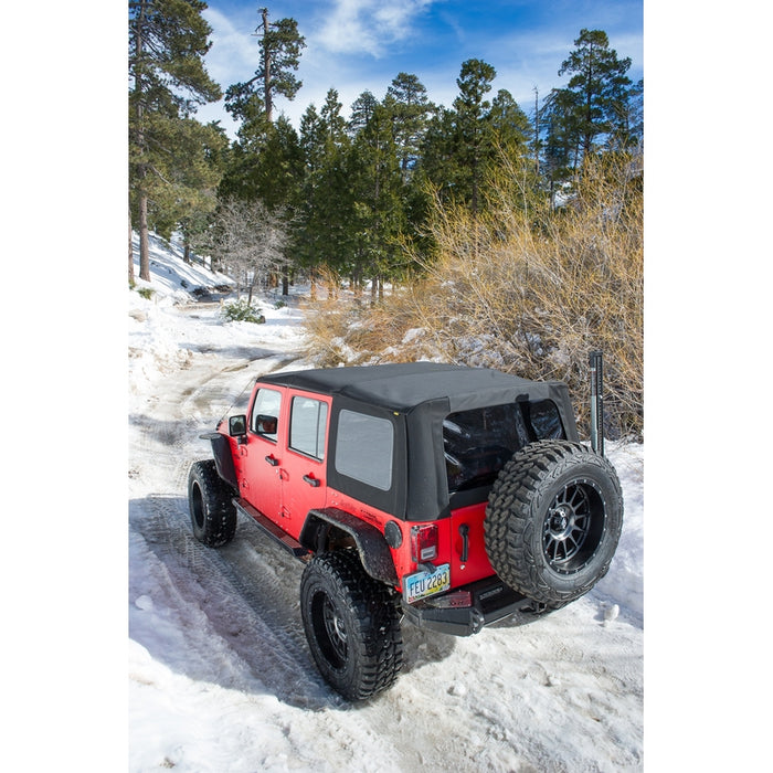 Smittybilt XRC Gen 2 Bolt-On Tire Carrier - Textured Black (07-18 JK/JKU) Model 76857