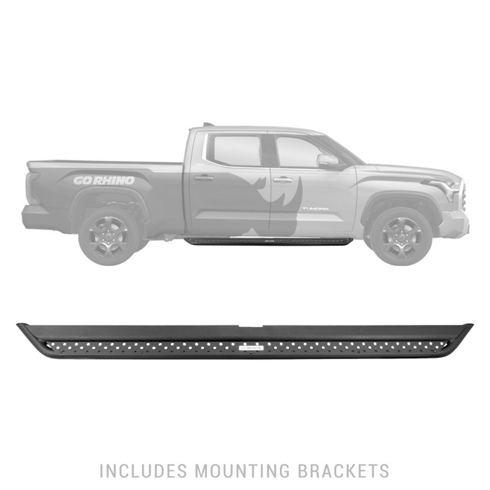 Go Rhino Dominator Xtreme DSS Running boards with Rocker Panel Mounting Kit For Crew Max Model DSS4436T