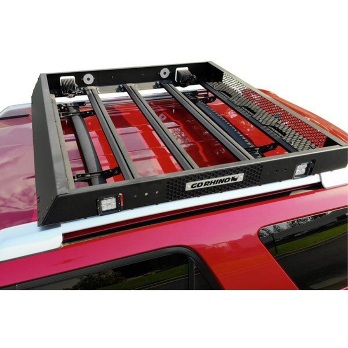 Go Rhino SRM400 48" Long x 52" Wide Fabricated Customizable Steel Basket Roof Rack Model 5934048T