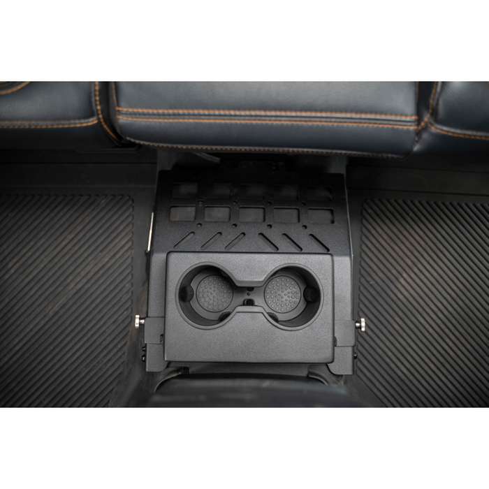 DV8 Offroad 2021-2025 Ford Bronco 4-Door Rear Seat Cup Holder And Molle Panels Model MPBR-07