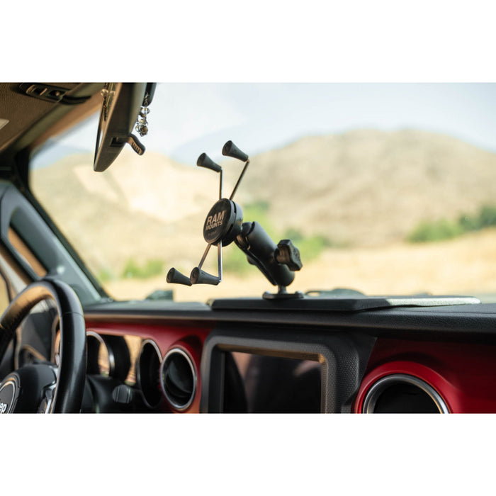 DV8 Offroad 2018-2025 Jeep Wrangler JL, JLU , Gladiator JT Device Dash Mount V2 Model DMJL-02