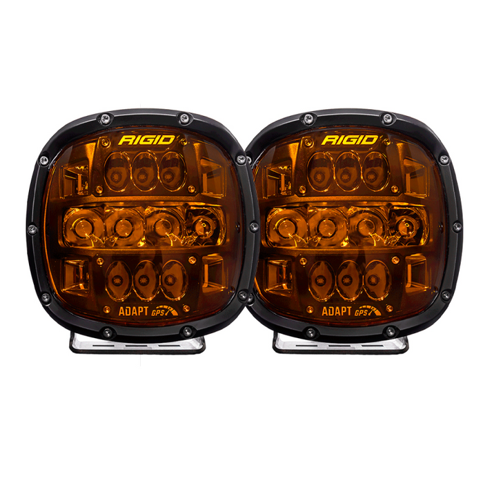 Rigid Industries Adapt XP with Amber PRO Lens, Surface Mount, Pair Model 300515