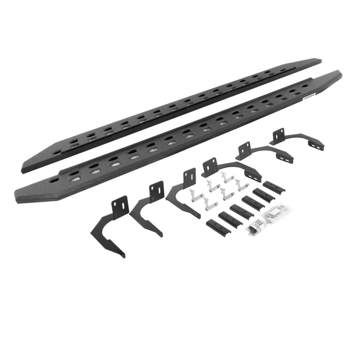 Go Rhino RB20 Slim Line Running Boards with Mounting Bracket Kit Model 69409980ST