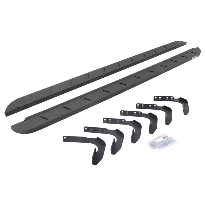 Go Rhino RB10 Slim Line Running Boards with Mounting Brackets Kit Model 63418087ST