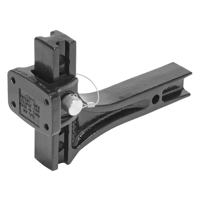 Draw-Tite Pintle Hook Mounting Plate, Fits 2 in. Square Receiver, 14,000 lbs. Capacity, Adjustable Model 63072