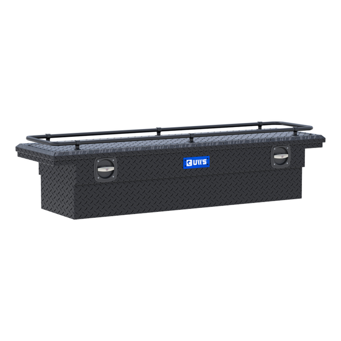 UWS Secure Lock Crossover Truck Tool Box, Low Profile, Rail Model SL-69-LP-MB-R
