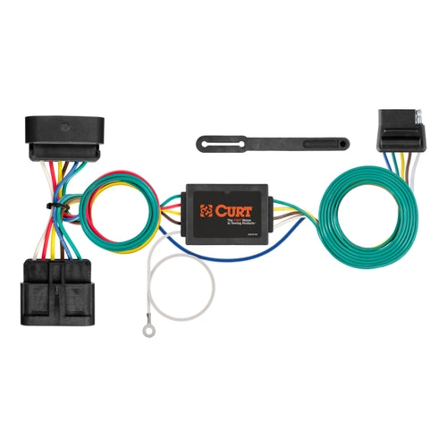 CURT Vehicle-Side Custom 5-Wire Trailer Wiring Harness, Fits Select Chevrolet Colorado, GMC Canyon, Isuzu I-Series Model 56510