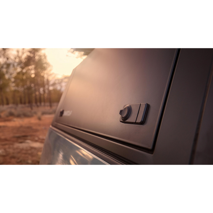 SmartCap Matte Black Truck Bed Cap EVOd Defender Series w/ Vertical Locks Model ED1313-MB
