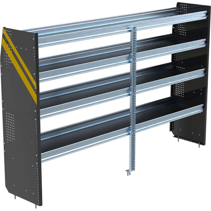 Ranger Design N5 4 Tray Steel Deep Van Shelving for High Roof Vans 20"x96"x62" Model N5-DS96-4